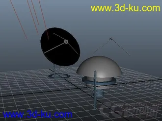 3D打印模型卫星通信系统，不喜勿喷，谢谢的图片