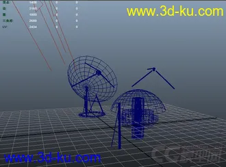 3D打印模型卫星通信系统，不喜勿喷，谢谢的图片