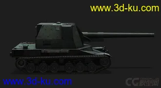 3D打印模型法国_Bat_Chatillon155蝙蝠自行火炮的图片