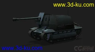 3D打印模型法国_FCM_36Pak40自行反坦克炮的图片