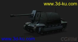 3D打印模型法国_FCM_36Pak40自行反坦克炮的图片