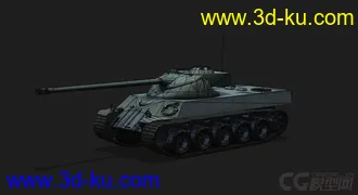 3D打印模型法国_Lorraine40t洛林40T坦克的图片