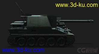3D打印模型法国_Lorraine洛林155 51自行火炮的图片
