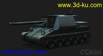 3D打印模型法国_Lorraine洛林155 51自行火炮的图片