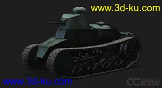 3D打印模型法国_Renault_NC31轻型坦克的图片