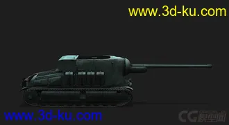 3D打印模型法国_S-35CA自行反坦克炮的图片