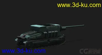 3D打印模型法国_S-35CA自行反坦克炮的图片