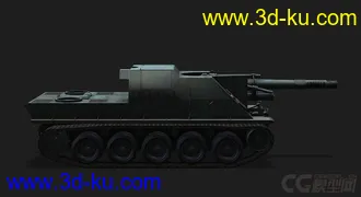 3D打印模型法国_洛林155 51自行火炮的图片
