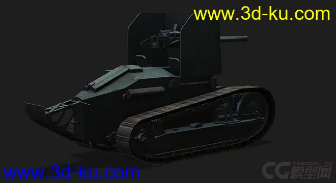 法国RenaultFT_AC雷诺FT-17轻型坦克模型的图片3