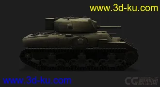 3D打印模型加拿大_Ram-II公羊Ⅱ中型坦克的图片