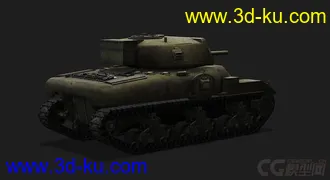 3D打印模型加拿大_Ram-II公羊Ⅱ中型坦克的图片