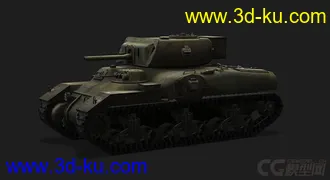 3D打印模型加拿大_Ram-II公羊Ⅱ中型坦克的图片