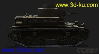 3D打印模型美国_M2LT中型坦克的图片