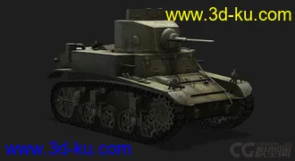 3D打印模型美国_M3_Stuart_LL轻型坦克的图片