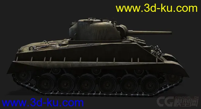 美国_M4A2E4轻型坦克模型的图片3