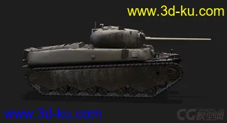3D打印模型美国_M6重型坦克的图片