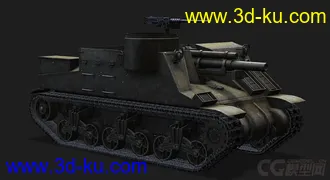 3D打印模型美国_M7牧师式自行火炮的图片