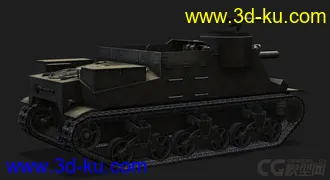 3D打印模型美国_M7牧师式自行火炮的图片