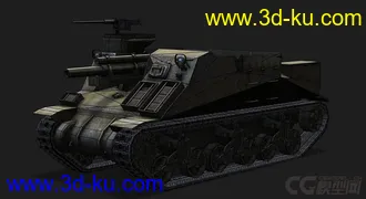 3D打印模型美国_M7牧师式自行火炮的图片