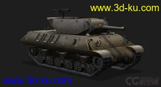 3D打印模型美国_M10坦克歼击车的图片