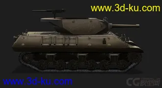 3D打印模型美国_M10坦克歼击车的图片