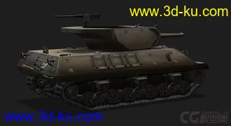 3D打印模型美国_M10坦克歼击车的图片