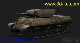 3D打印模型美国_M10坦克歼击车的图片