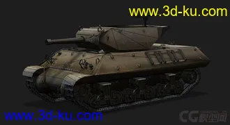 3D打印模型美国_M10坦克歼击车的图片