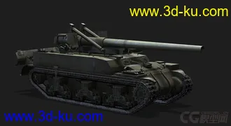 3D打印模型美国_M12自行火炮的图片