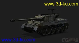 3D打印模型美国_M18_Hellcat_M18“地狱猫”坦克歼击车的图片