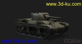 3D打印模型美国_M22_Locust蝉空降坦克的图片