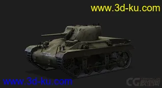 3D打印模型美国_M22_Locust蝉空降坦克的图片