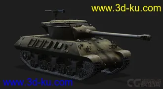 3D打印模型美国_M36“杰克逊”坦克歼击车的图片