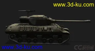 3D打印模型美国_M36“杰克逊”坦克歼击车的图片