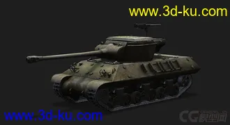 3D打印模型美国_M36“杰克逊”坦克歼击车的图片