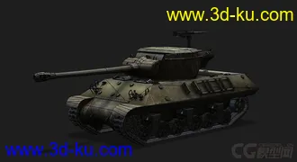 3D打印模型美国_M36“杰克逊”坦克歼击车的图片