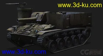 3D打印模型美国_M37自行火炮的图片