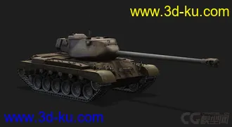 3D打印模型美国_M46_Patton“巴顿”中型坦克的图片