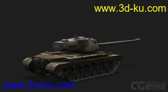 3D打印模型美国_M46_Patton“巴顿”中型坦克的图片