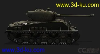 3D打印模型美国_M4谢尔曼中型坦克的图片