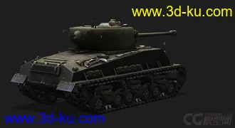 3D打印模型美国_M4谢尔曼中型坦克的图片