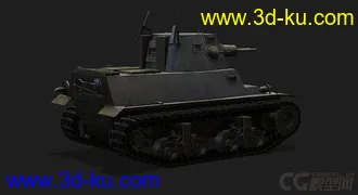 3D打印模型美国_MTLS-1G14轻型坦克的图片