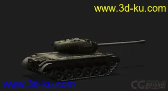 3D打印模型美国_PershingM26“潘兴”坦克的图片