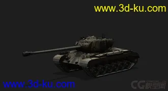 3D打印模型美国_PershingM26“潘兴”坦克的图片