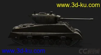 3D打印模型美国_Sherman_JumboM4“谢尔曼”中型坦克的图片