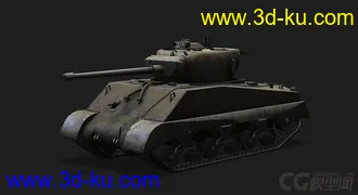 3D打印模型美国_Sherman_JumboM4“谢尔曼”中型坦克的图片