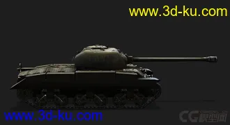 3D打印模型美国_T20中型坦克的图片