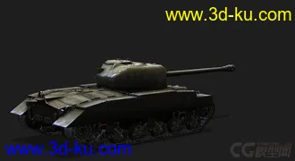 3D打印模型美国_T20中型坦克的图片