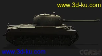 3D打印模型美国_T21轻型坦克的图片