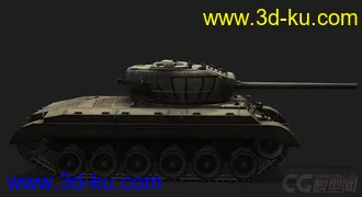 3D打印模型美国_T23中型坦克的图片